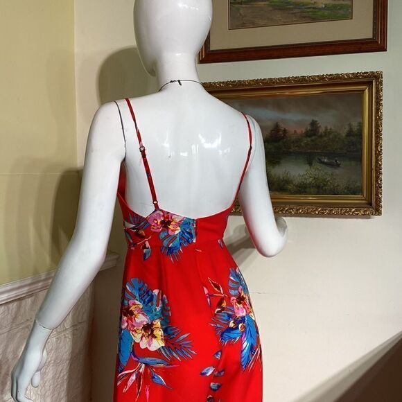 Forever 21 Tropical Print Cutout Jumpsuit - Picture 8 of 12